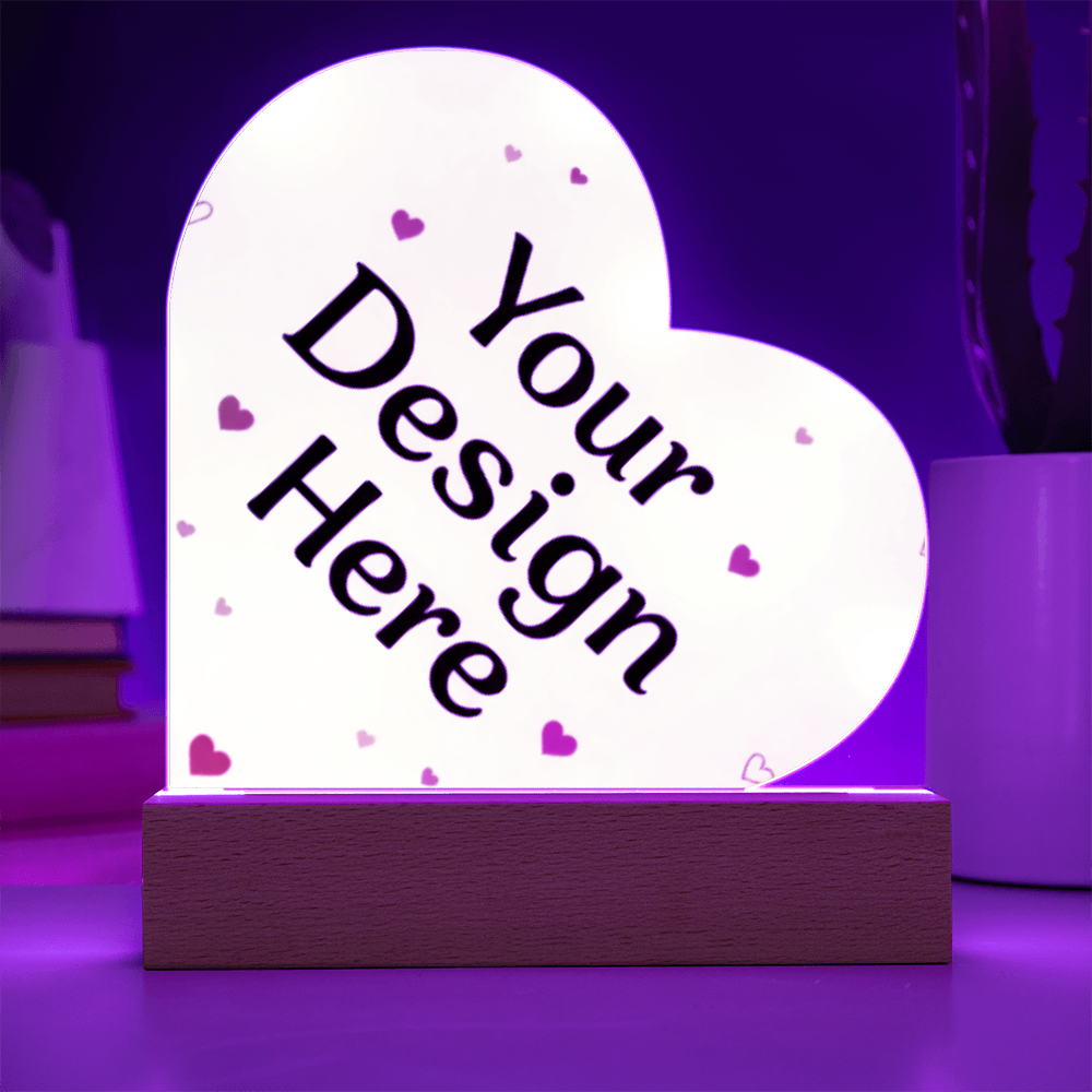 Acryl LED Herz