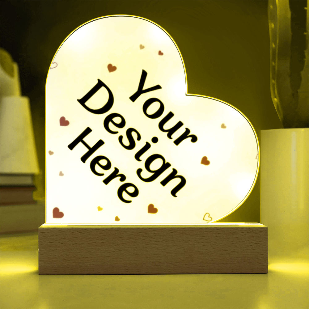 Acryl LED Herz
